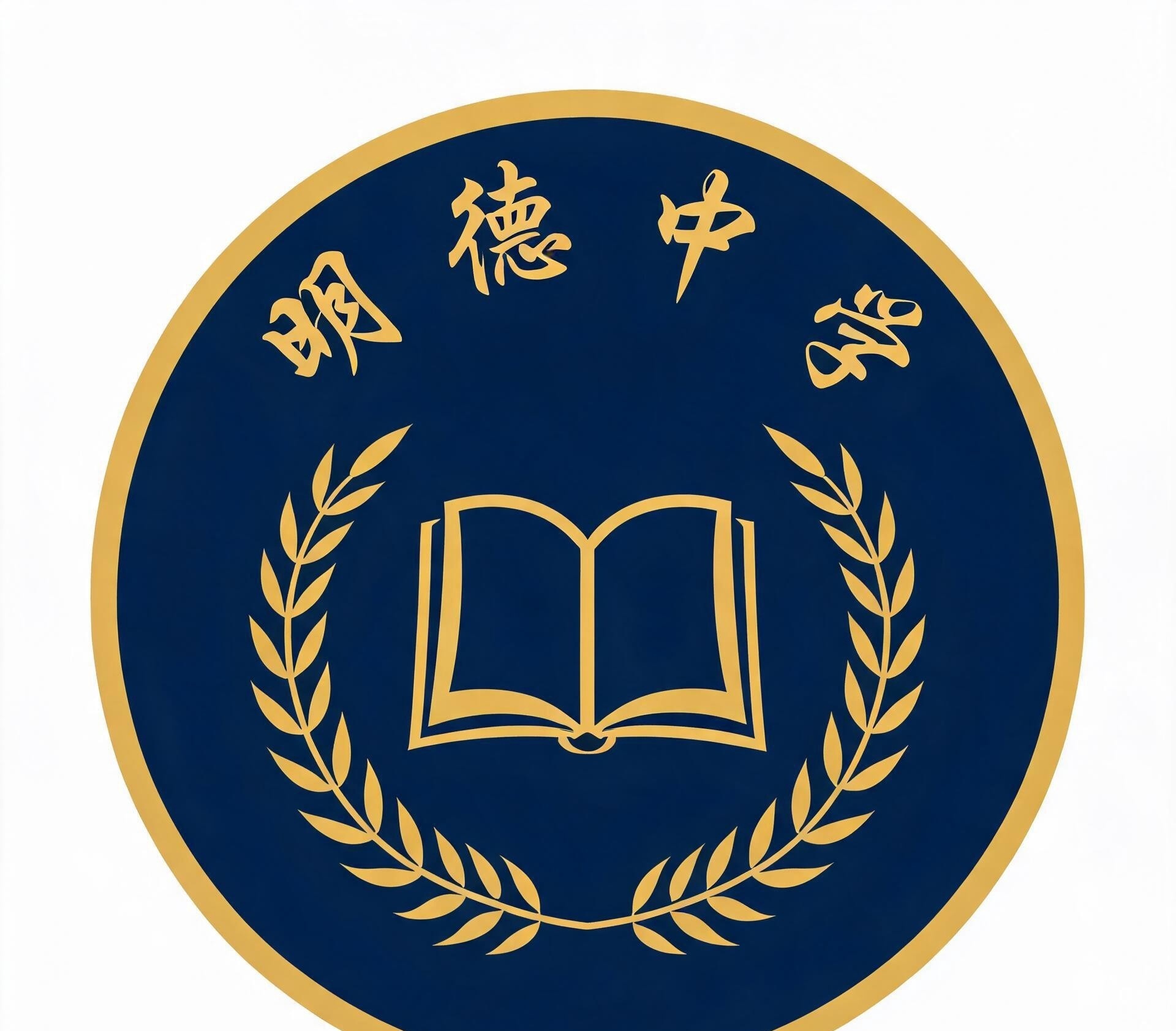 明德中学校徽